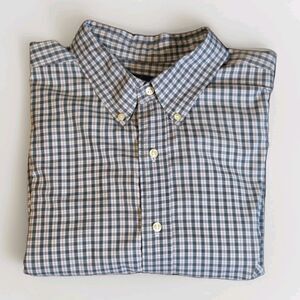 Ralph Lauren Classic Fit Long Sleeve Shirt Men 2XB Performance Button Down Plaid